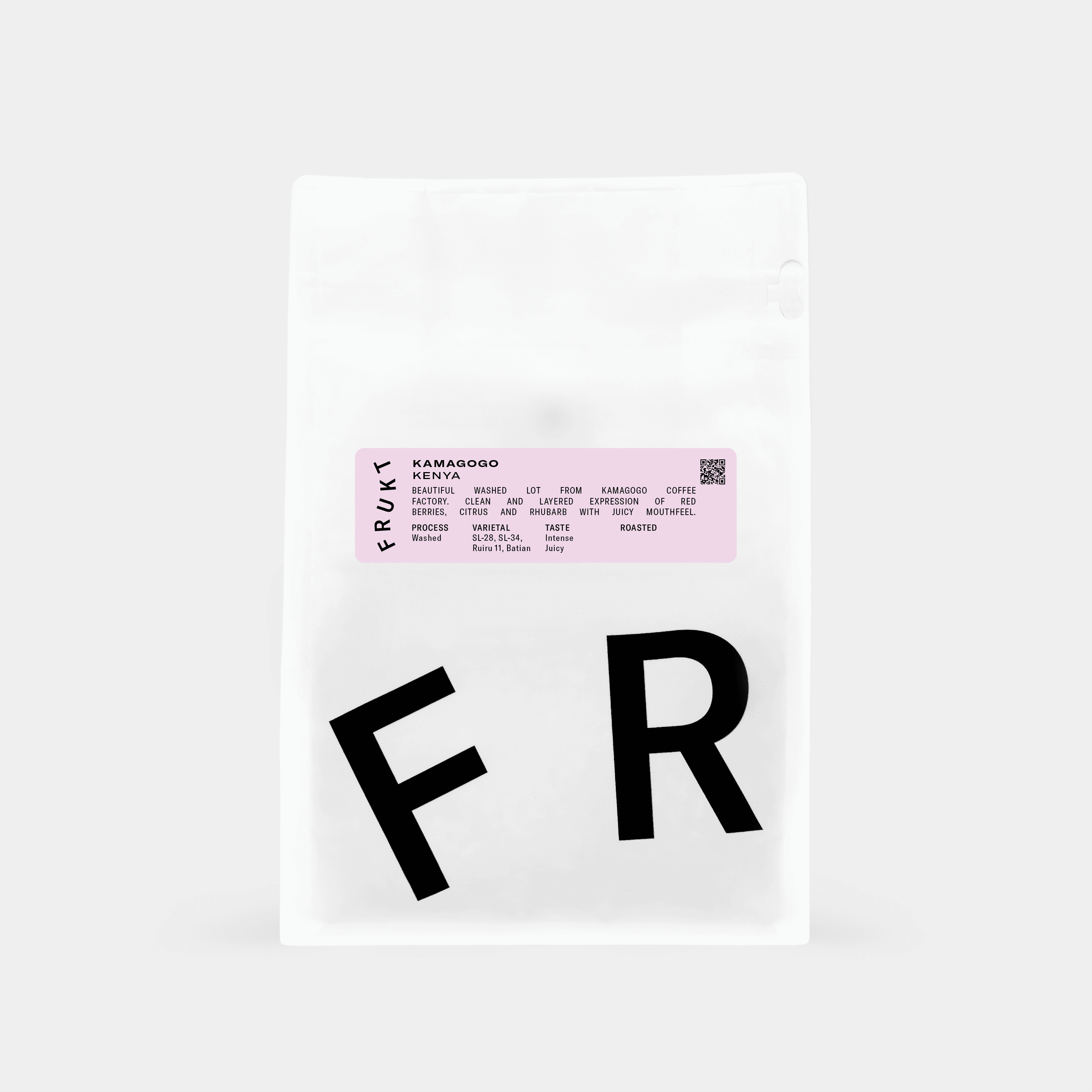 Kamagogo AA coffee bag by Frukt