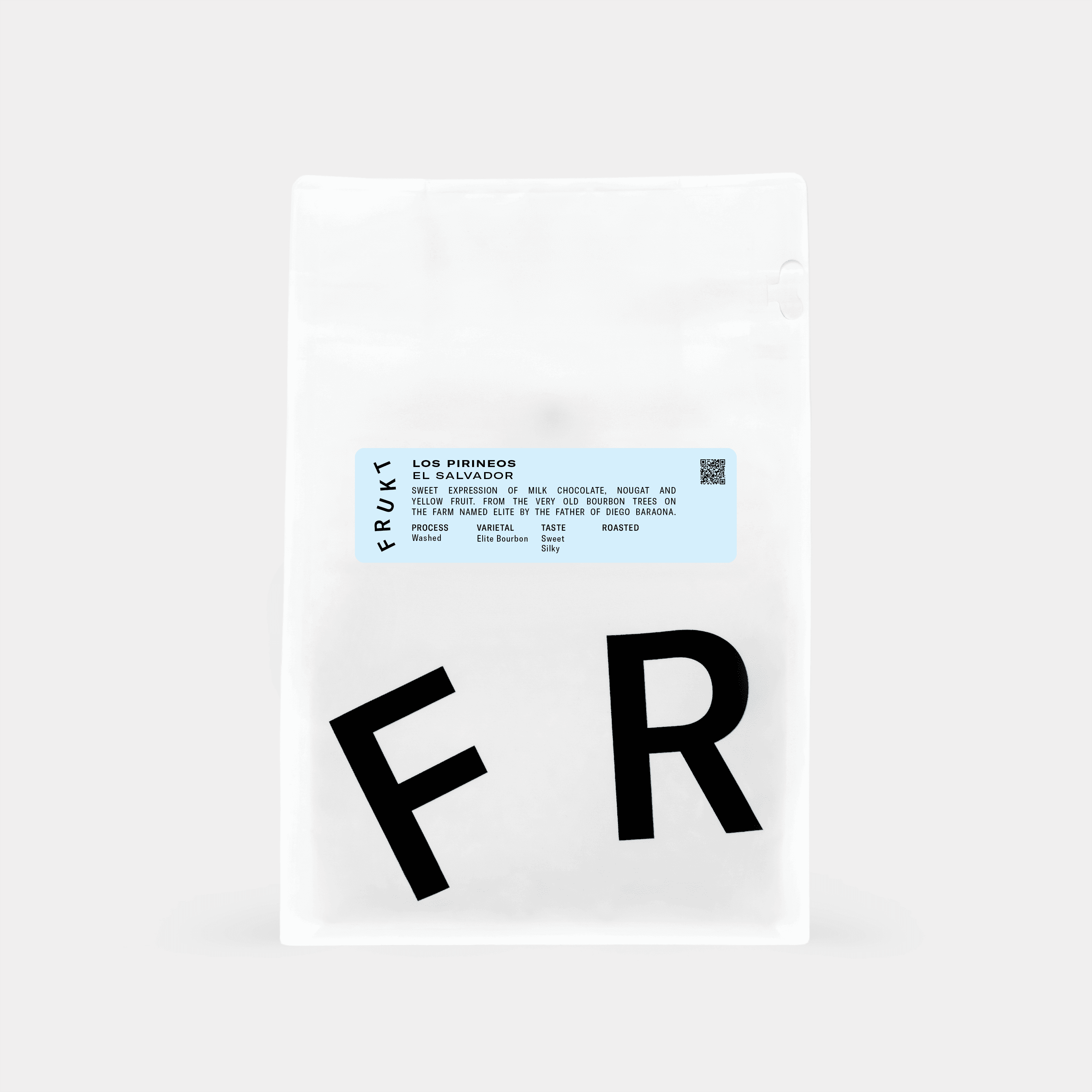 Los Pirineos Elite Bourbon coffee bag by Frukt